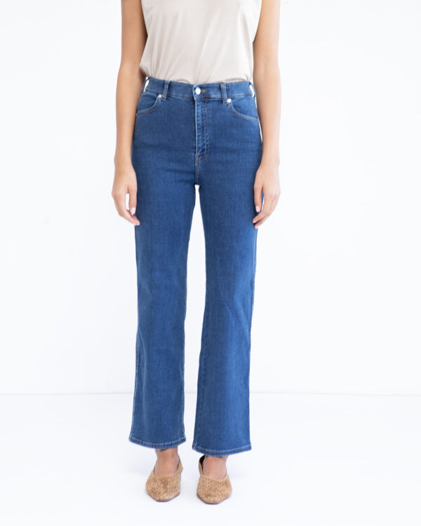 ג׳ינס Moxy Straight Vale Mid Plain