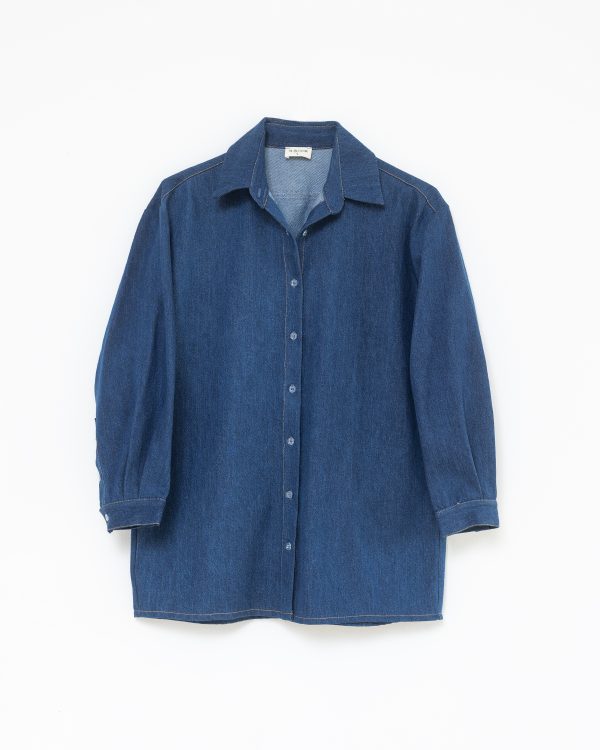 חולצת ג׳ינס תמרי כחול