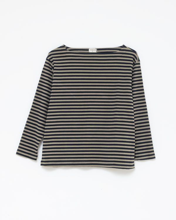 חולצת אסיה פסים ירוק