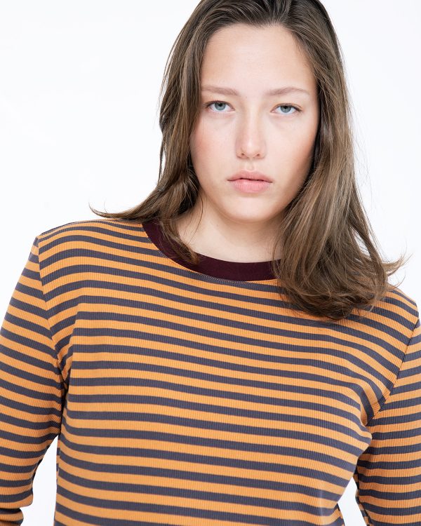 חולצת לו פסים כתום