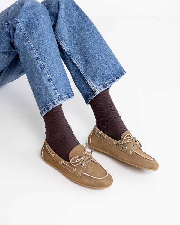 נעלי מוקסין זמש Boast Tan