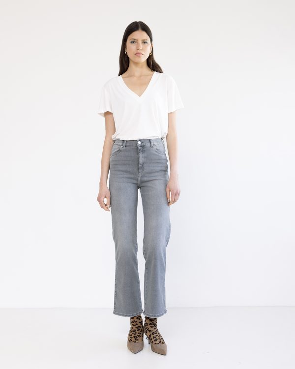 ג׳ינס Moxy Straight Washed Light Grey Used