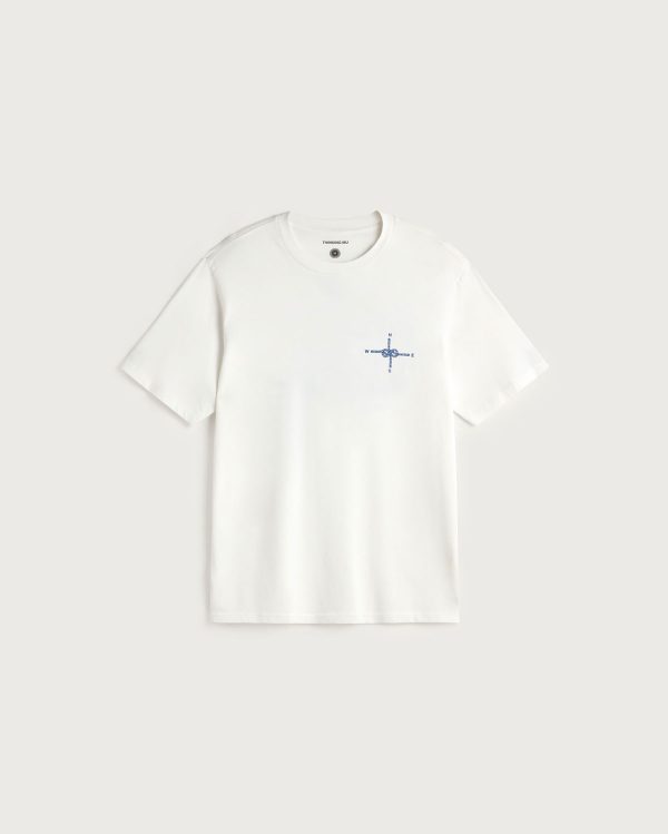 טישרט Zach Pescatore לבן