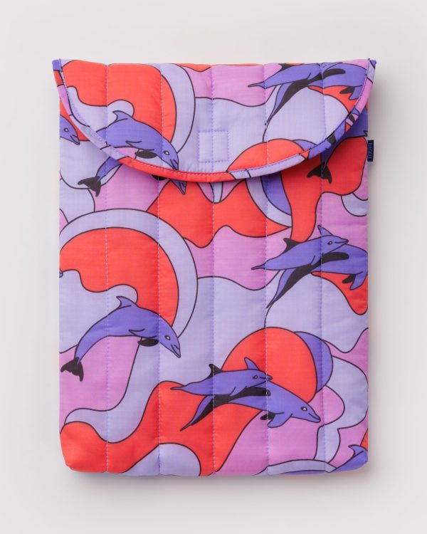 כיסוי ללפטופ 16" Puffy Dolphins