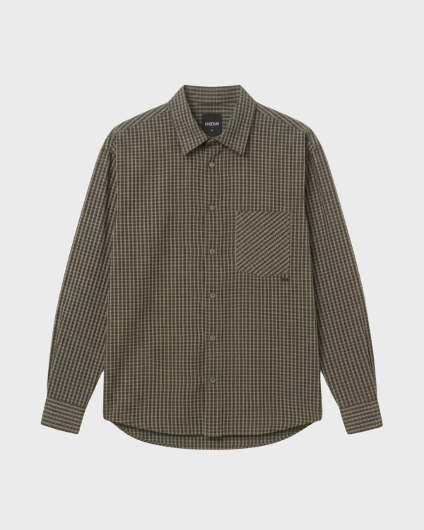 חולצת כפתורים Wes Black Check
