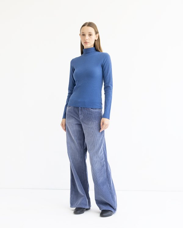 מכנסיים Rhue Washed Blue Cord